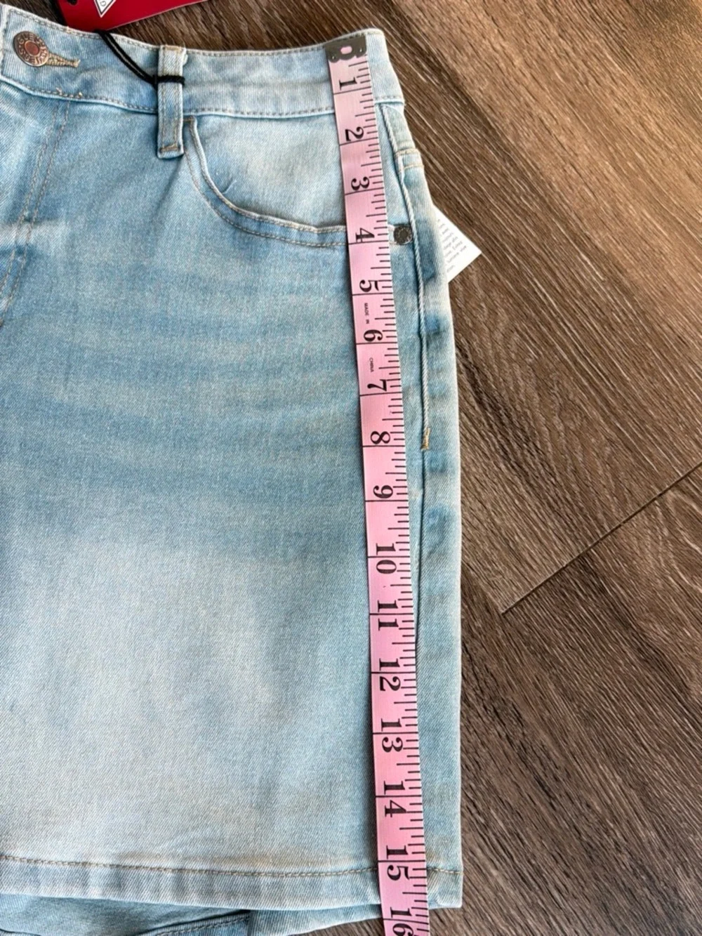 GUESS Women's Light Blue Denim Shorts